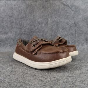American Eagle Shoes Toddler 7 Slip On Casual Brown Moc Boat Loafer Flat Kids